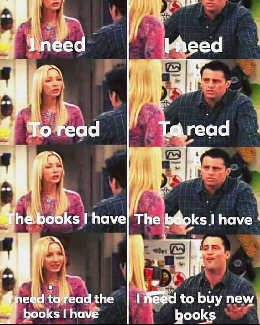 I need to read the books I have