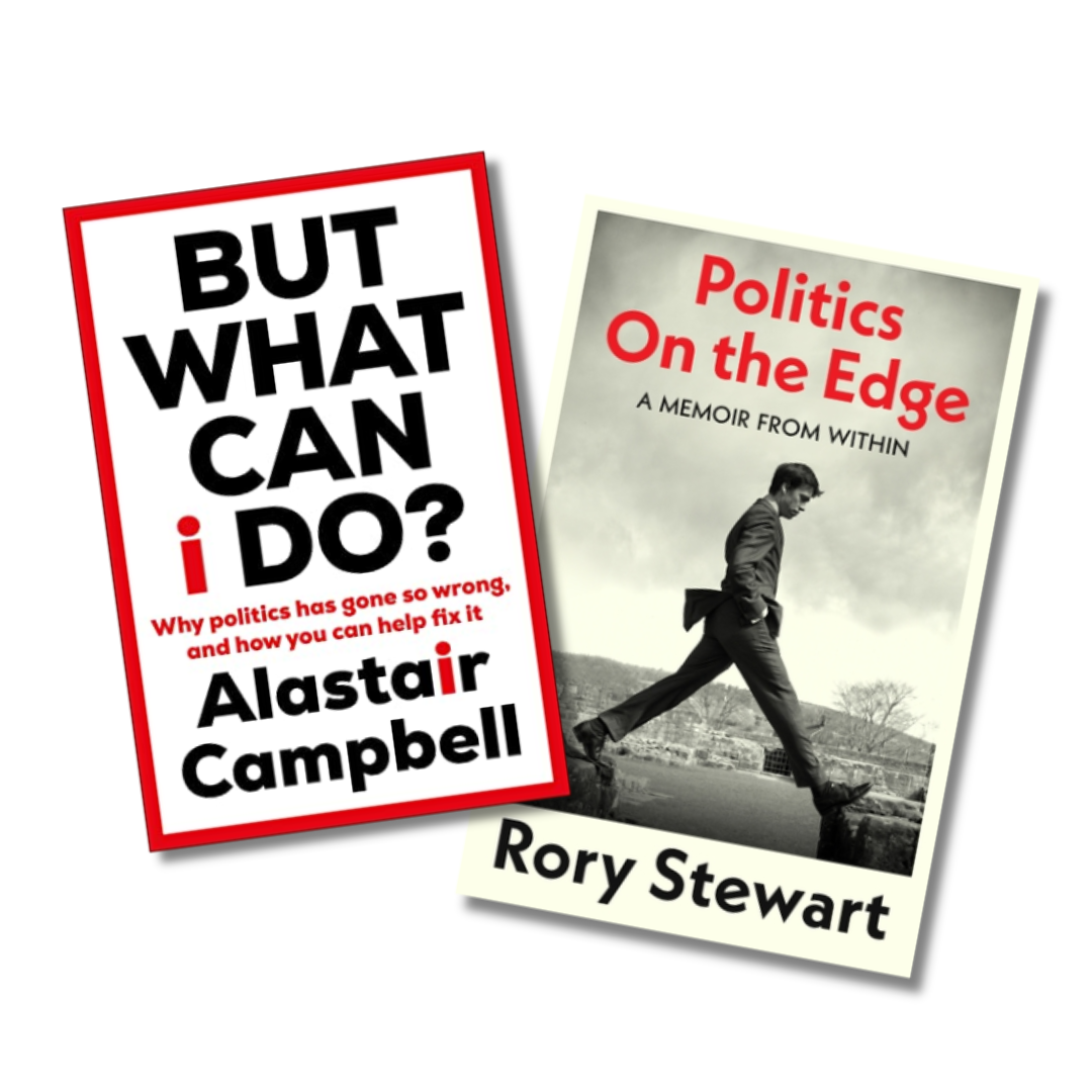 Alastair Campell og Rory Stewart