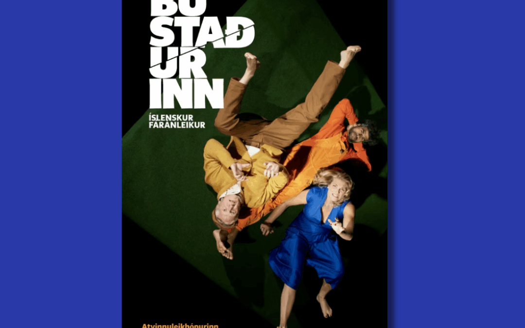 Lúpína á leið inn fyrir lóðarmörk